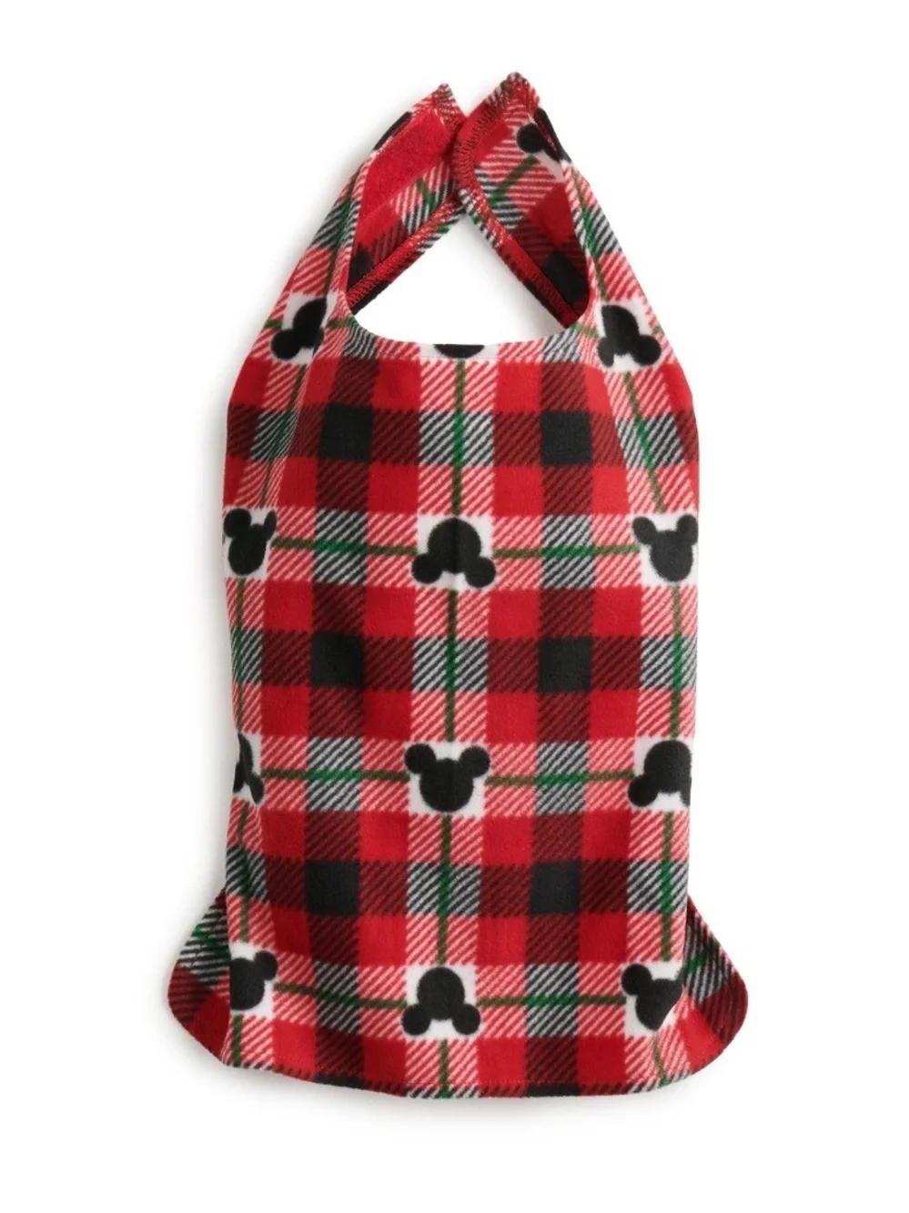 NWT Disney's Mickey Mouse Pet Plaid Bodysuit by Jammies For Your Families Medium